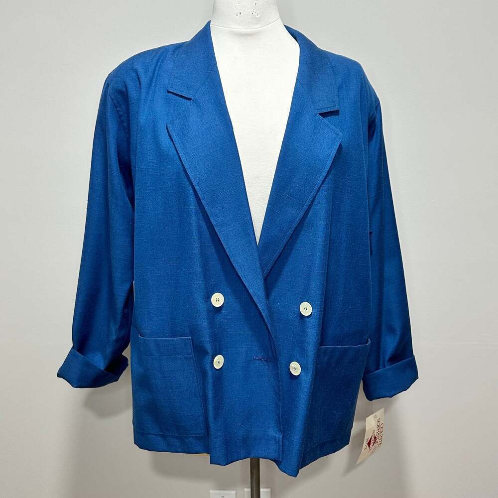 Vintage Pendleton Country Sophisticates Blue Blazer, Sz 16P